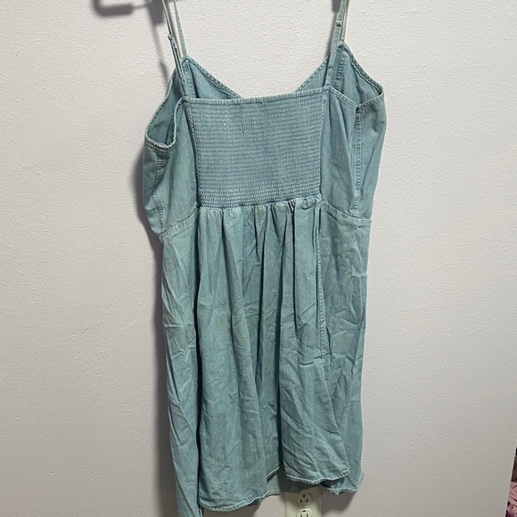 GAP Light Blue fit and flare Dress - Picture 6 of 8